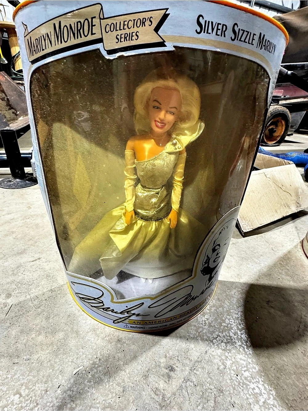 Marilyn Monroe Silver Sizzle Marilyn Collectible Doll